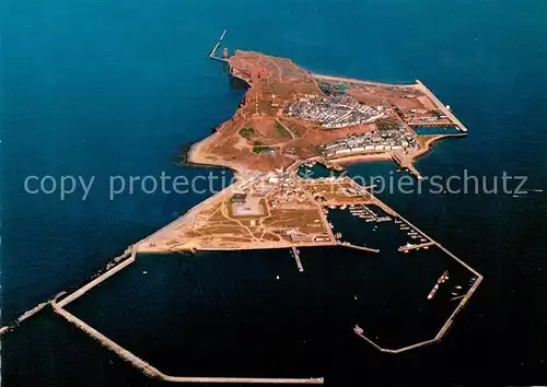 AK / Ansichtskarte Insel Helgoland Luftaufnahme von Sueden aus etwa 1000 m Hoehe Kat. Helgoland