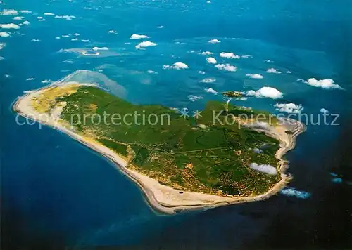 AK / Ansichtskarte Borkum Nordseebad Fliegeraufnahme aus 4800 m Hoehe Kat. Borkum