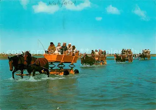 AK / Ansichtskarte Duhnen Nordsee Wattenfahrt nach Neuwerk Prildurchfahrt Nordseeheilbad Kat. Cuxhaven