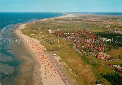 AK / Ansichtskarte Nordheim Norderney Nordstrand Fliegeraufnahme