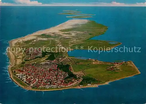 AK / Ansichtskarte Norderney Nordseebad Nordseeinsel Luftbild aus 1000 m Flughoehe Kat. Norderney