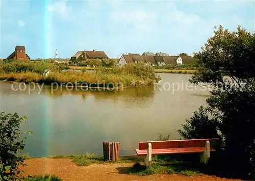 AK / Ansichtskarte Wenningstedt Sylt Partie am Dorfteich Kat. Wenningstedt Braderup (Sylt)