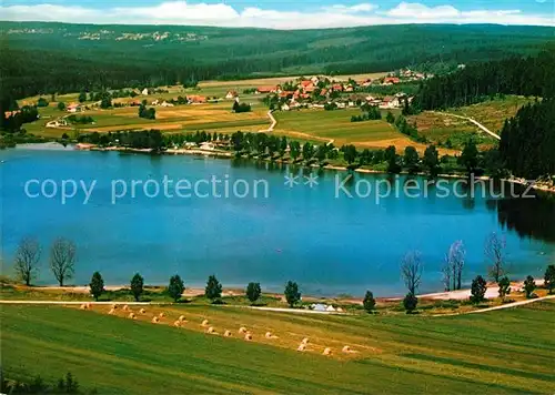 AK / Ansichtskarte Unterbraend Landschaftspanorama Kirnbergsee Fliegeraufnahme Kat. Braeunlingen