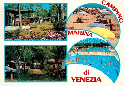 AK / Ansichtskarte Punta Sabbioni Camping Marina di Venezia Spiaggia Strand Swimming Pool Kat. Venezia Venedig