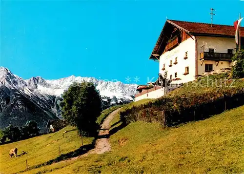 AK / Ansichtskarte Schoenberg Stubaital Ausflugsort Gasthaus Gleinserhof Stubaier Alpen Kat. Schoenberg im Stubaital