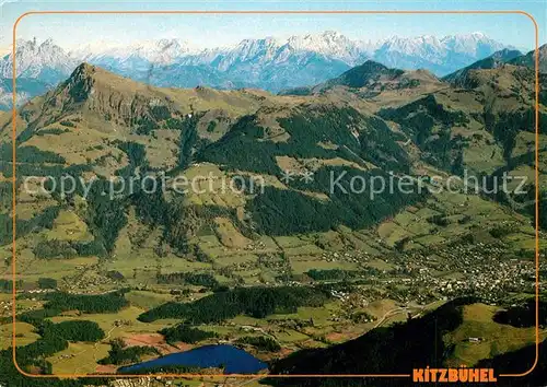AK / Ansichtskarte Kitzbuehel Tirol Alpenpanorama Fliegeraufnahme Kat. Kitzbuehel