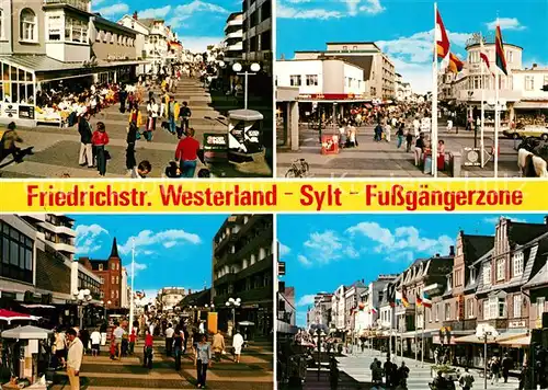AK / Ansichtskarte Westerland Sylt Fussgaengerzone Kat. Westerland