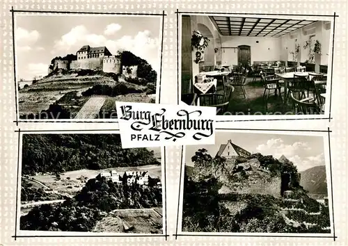 AK / Ansichtskarte Ebernburg Burggaststaette Burg Kat. Bad Muenster am Stein Ebernburg