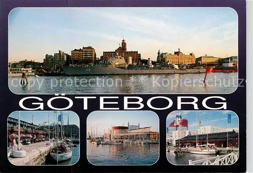 AK / Ansichtskarte Goeteborg Marineschiff Hafen  Kat. 