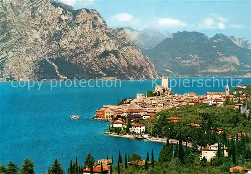 AK / Ansichtskarte Malcesine Lago di Garda Panorama Kirche Kat. Malcesine