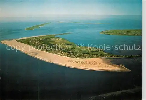 AK / Ansichtskarte Amrum Fliegeraufnahme Foehr Sylt Strand Kat. Nebel