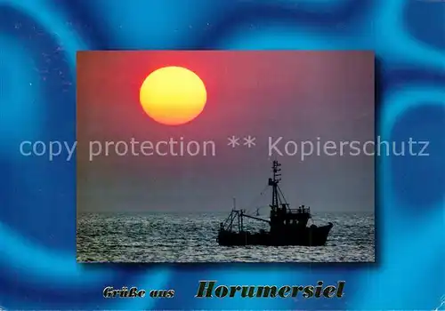 AK / Ansichtskarte Horumersiel Abendstimmung  Kat. Wangerland