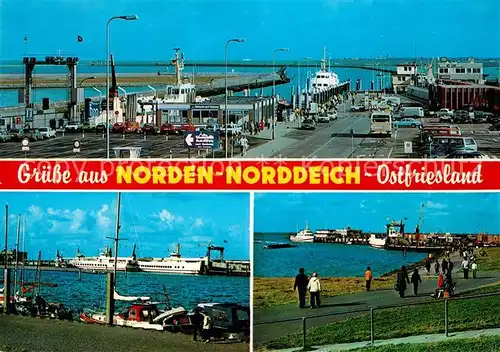 AK / Ansichtskarte Norddeich Ostfriesland Faehrhafen Kat. Norden