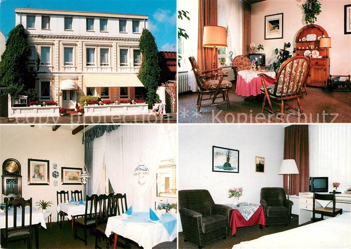 Ak Ansichtskarte Norderney Nordseebad Hotel Pension Fjarks Kat
