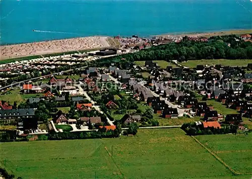 Neuharlingersiel Fliegeraufnahme Siedlung Addenhausen Kat. Neuharlingersiel