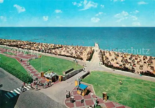 Duhnen Nordsee Strand Promenade Kat. Cuxhaven