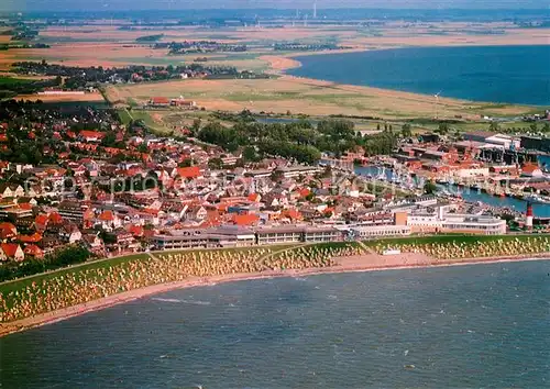 Buesum Nordseebad Fliegeraufnahme Korbstrand  Kat. Buesum