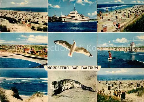 Baltrum Nordseebad Fliegeraufnahme Strand Seehund Kat. Baltrum