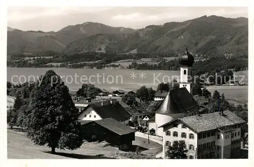 Gmund Tegernsee Fliegeraufnahme Seepartie Kat. Gmund a.Tegernsee