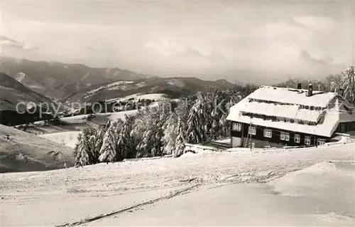 Schauinsland Schuelerlandheim Luginsland Kat. Oberried