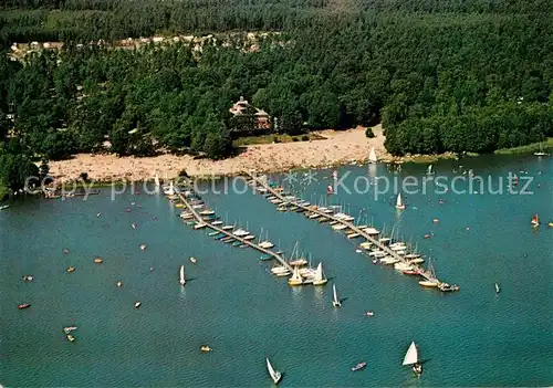 Mardorf Niedersachsen Fliegeraufnahme Segelhafen Strand Restaurant Hageboeck Kat. Neustadt am Ruebenberge