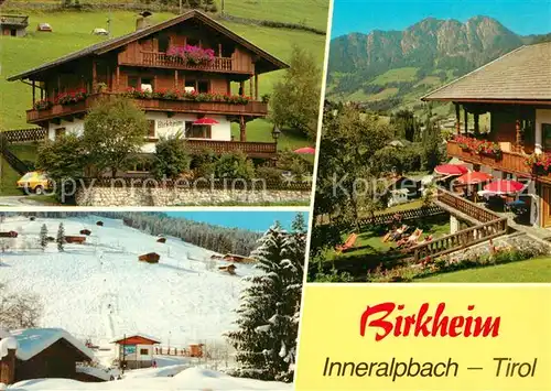 Inneralpbach Gaestehaus Pension Birkheim Sommer und Winter