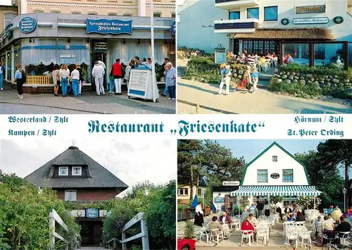 Insel Sylt Restaurant Friesenkate Kat. Westerland