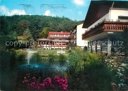 Bad Lauterberg Gollee Kneippkurheim Kursanatorium Teich Kat. Bad Lauterberg im Harz