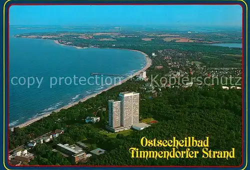 Timmendorfer Strand Ostseeheilbad Fliegeraufnahme Kat. Timmendorfer Strand