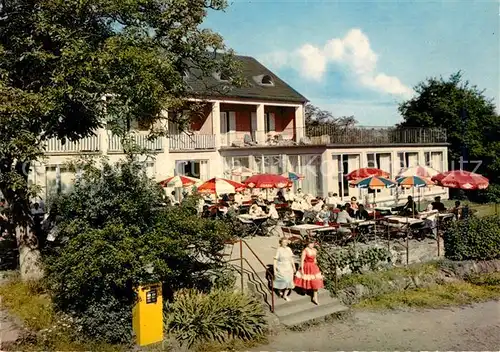 AK / Ansichtskarte Goarshausen St Hotel auf der Loreley Terrasse Kat. Sankt Goarshausen