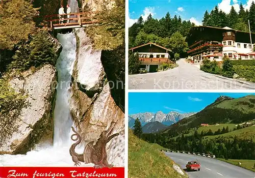 AK / Ansichtskarte Bayrischzell Alpengasthof Zum Feurigen Tatzelwurm Kat. Bayrischzell