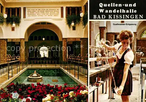 AK / Ansichtskarte Bad Kissingen Quellen und Wandelhalle Quellwasser Entgasung  Kat. Bad Kissingen