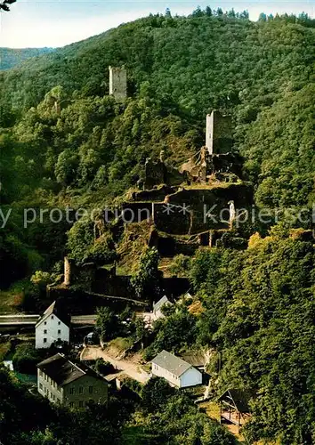 AK / Ansichtskarte Manderscheid Eifel Ober und Niederburg Kat. Manderscheid