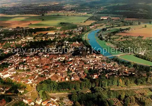 AK / Ansichtskarte Hoexter Weser Fliegeraufnahme Kat. Hoexter