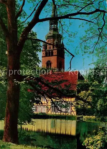 AK / Ansichtskarte Itzehoe Kirche mit Klosterhof Kat. Itzehoe