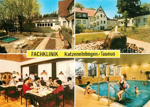 AK / Ansichtskarte Katzenelnbogen Fachklinik Speiseraum Hallenbad Kat. Katzenelnbogen