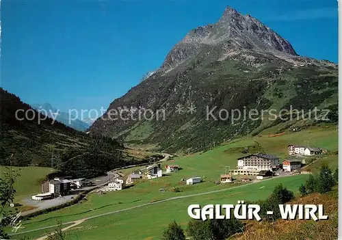 AK / Ansichtskarte Galtuer Tirol OT Wirl mit Silvretta und Ballunspitze Kat. Galtuer