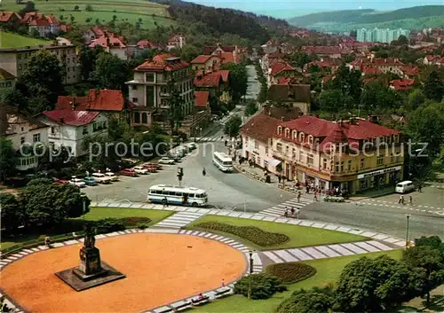 AK / Ansichtskarte Luhacovice Namesti Rude armady Platz der Roten Armee Denkmal Kat. Tschechische Republik