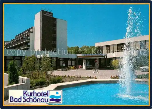 AK / Ansichtskarte Bad Schoenau Kurhotel Fontaene Kat. Bad Schoenau Bucklige Welt