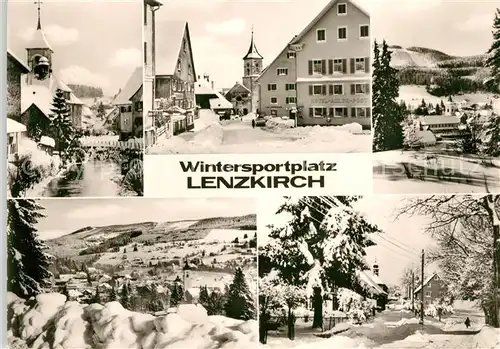 AK / Ansichtskarte Lenzkirch Teilansichten Wintersportplatz Jahreskurort Winterlandschaft Schwarzwald Kat. Lenzkirch
