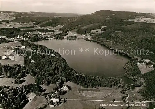 Titisee Schwarzwald Fliegeraufnahme Kat. Titisee Neustadt