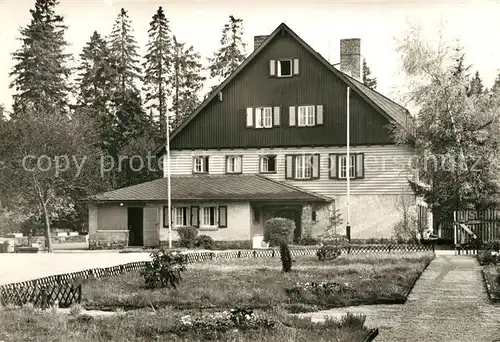 Weitersglashuette Erzgebirge FDGB Erholungsheim Otto Hempel Luftkurort Kat. Eibenstock