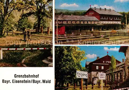 Bayerisch Eisenstein Grenzbahnhof Bayerischer Wald Kat. Bayerisch Eisenstein