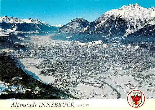 Innsbruck Schloss Ambras Brenner Autobahn Oberinntal Martinswand Karwendelgebirge Fliegeraufnahme Kat. Innsbruck