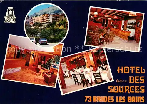 Brides les Bains Hotel des Sources Restaurant Kat. Brides les Bains