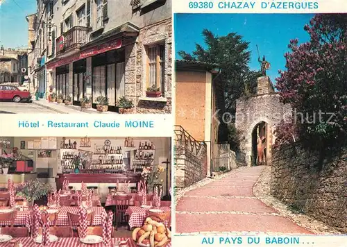 Chazay d Azergues Hotel Restaurant Claude Moine Kat. Chazay d Azergues