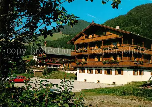 Oberau Wildschoenau Tirol Gasthof Pension Fertinghof