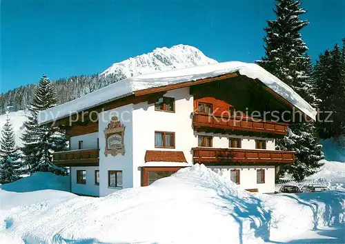 Filzmoos Gaestehaus Rottenau Winterlandschaft Alpen Kat. Filzmoos