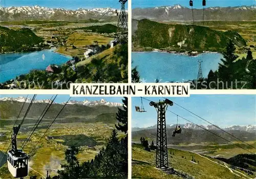 Villach Kaernten Kanzelbahn Bergbahn Woerthersee Alpenpanorama Kat. Villach