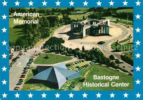Bastogne Liege American Memorial Fliegeraufnahme Kat. 